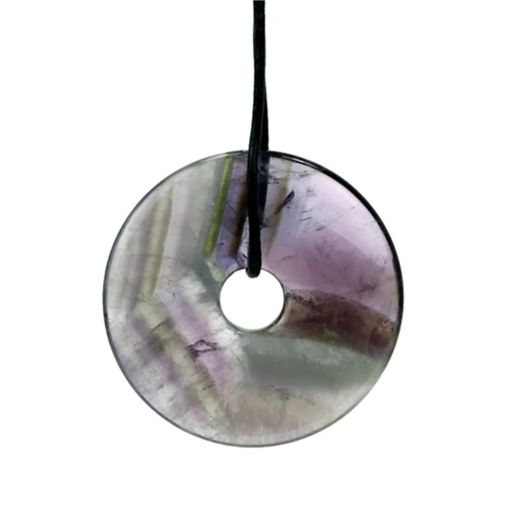 Pendentif donut améthyste sans cordon 0