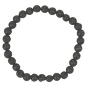 Bracelet - pierre de lave - noir 0