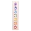 Brule encens en grès 7 chakras long 0
