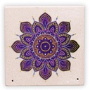 Brule encens en grès fleur mandala 0