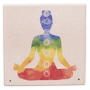 Brule encens en grès 7 chakras 0