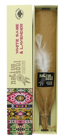 Encens Green Tree Native Soul Sauge Blanche & Lavande - 15 grs 1