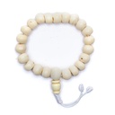 Mala en os blanc 21 grains ajustable 0