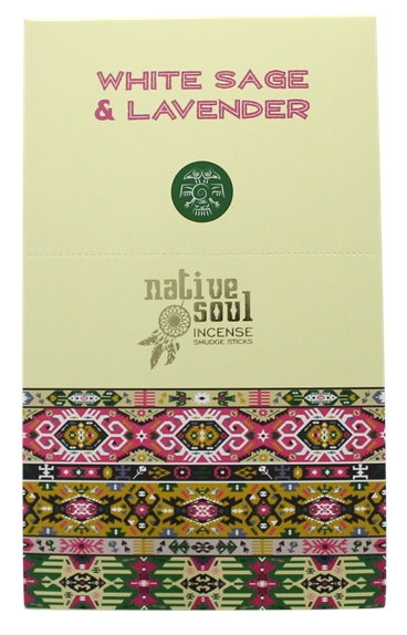 Encens Green Tree Native Soul Sauge Blanche & Lavande - 15 grs 2