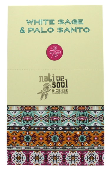 Encens Green Tree Native Soul Sauge Blanche & Palo Santo - 15 grs 2