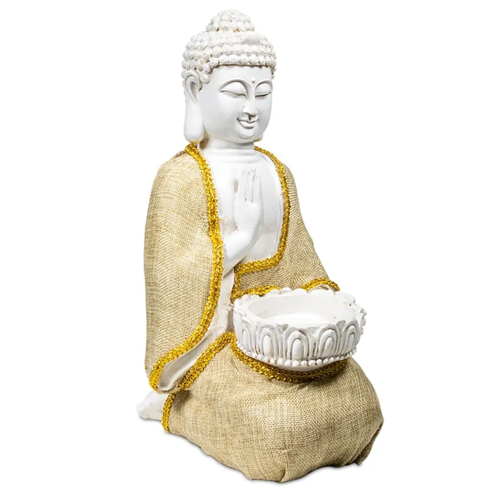 Bouddha de la paix bougeoir 0
