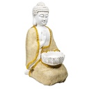 Bouddha de la paix bougeoir 0