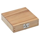 Test Box + 25 boîtes alum. couvercle de verre 0