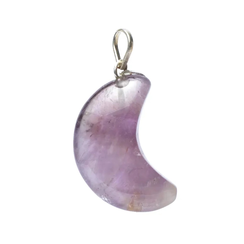 Pendentif en Améthyste en forme de lune 0