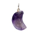 Pendentif en Améthyste en forme de lune 1