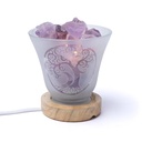 Lampe gemme arbre de vie avec câble et LED 1