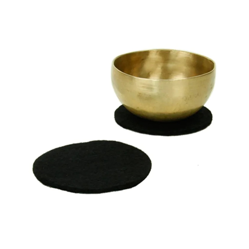 Support plat feutre pour Bol Tibétain - noir 0