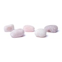 Quartz Rose Emma Egg Gemme dans un sac en organza 0