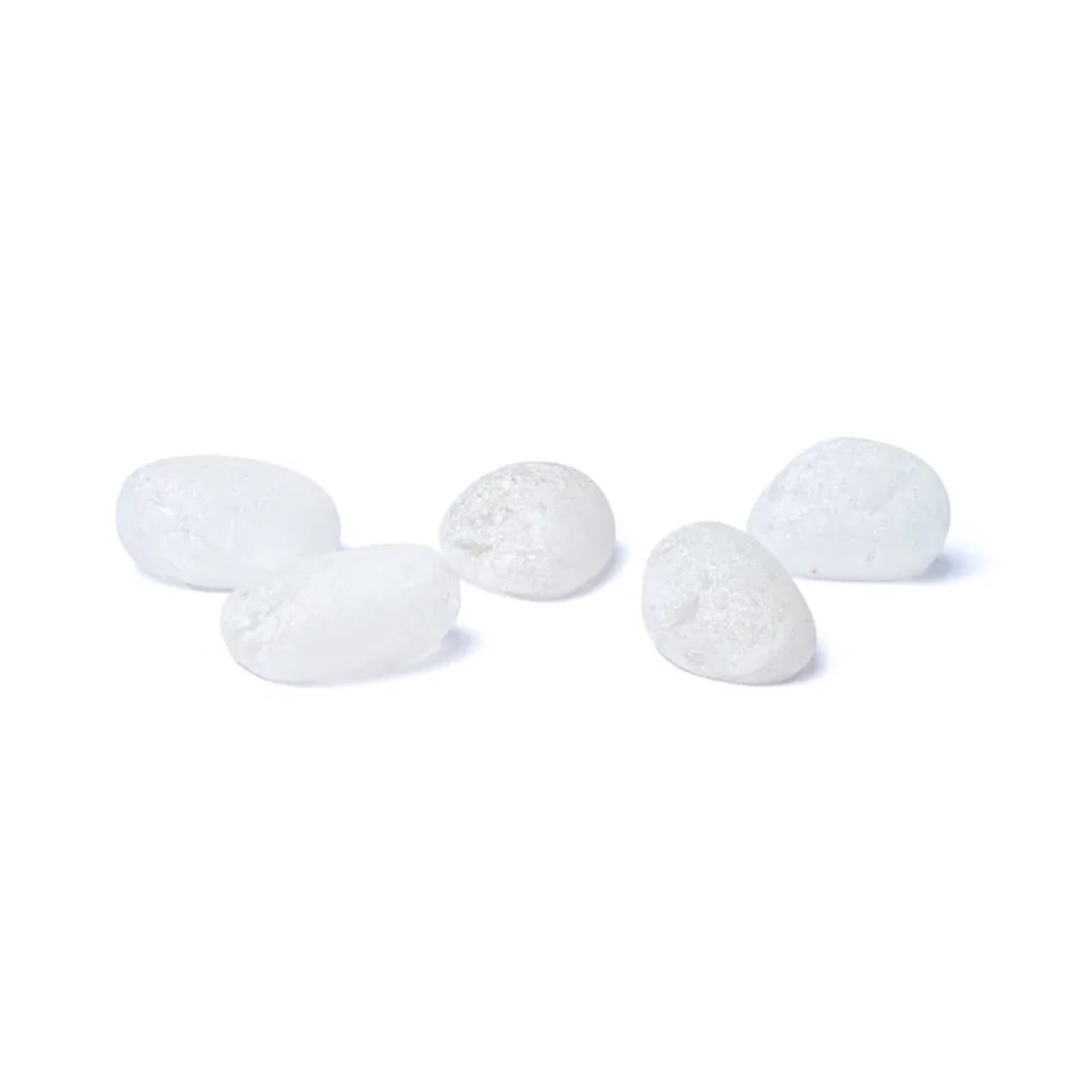 Cristal de roche Emma Egg Gemme dans un sac en organza 0