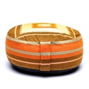 Coussin de méditation crème/orange 2