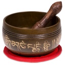 Bol chantant Om SET cadeau rouge 1