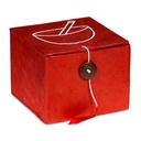 Bol chantant Om SET cadeau rouge 2