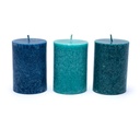 Bougies de stéarine 3 x OCEAN 0