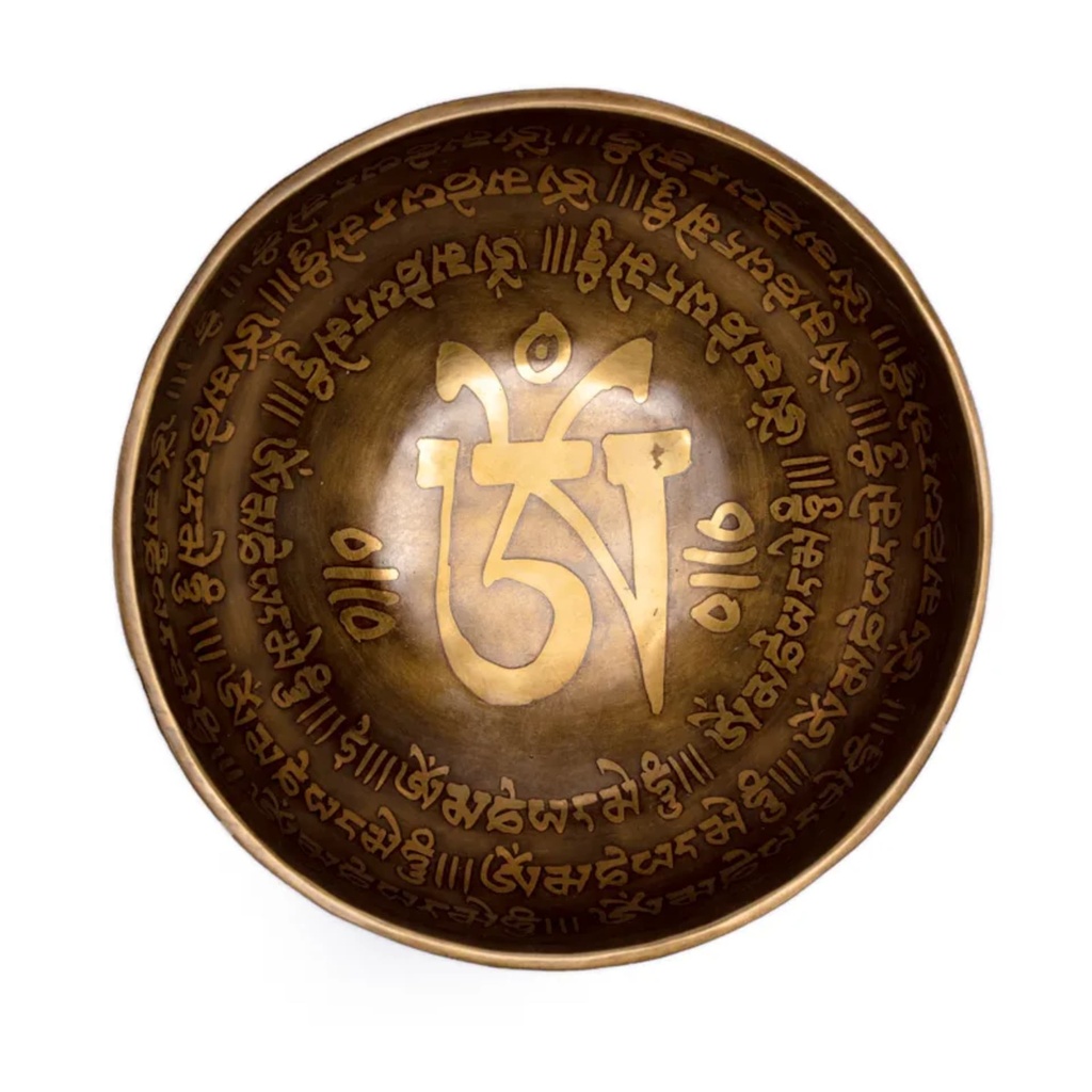 Bol chantant Tibet gravé main 0