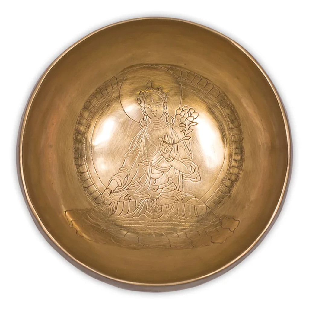 Bol Tibétain Bouddha Tara blanche 0