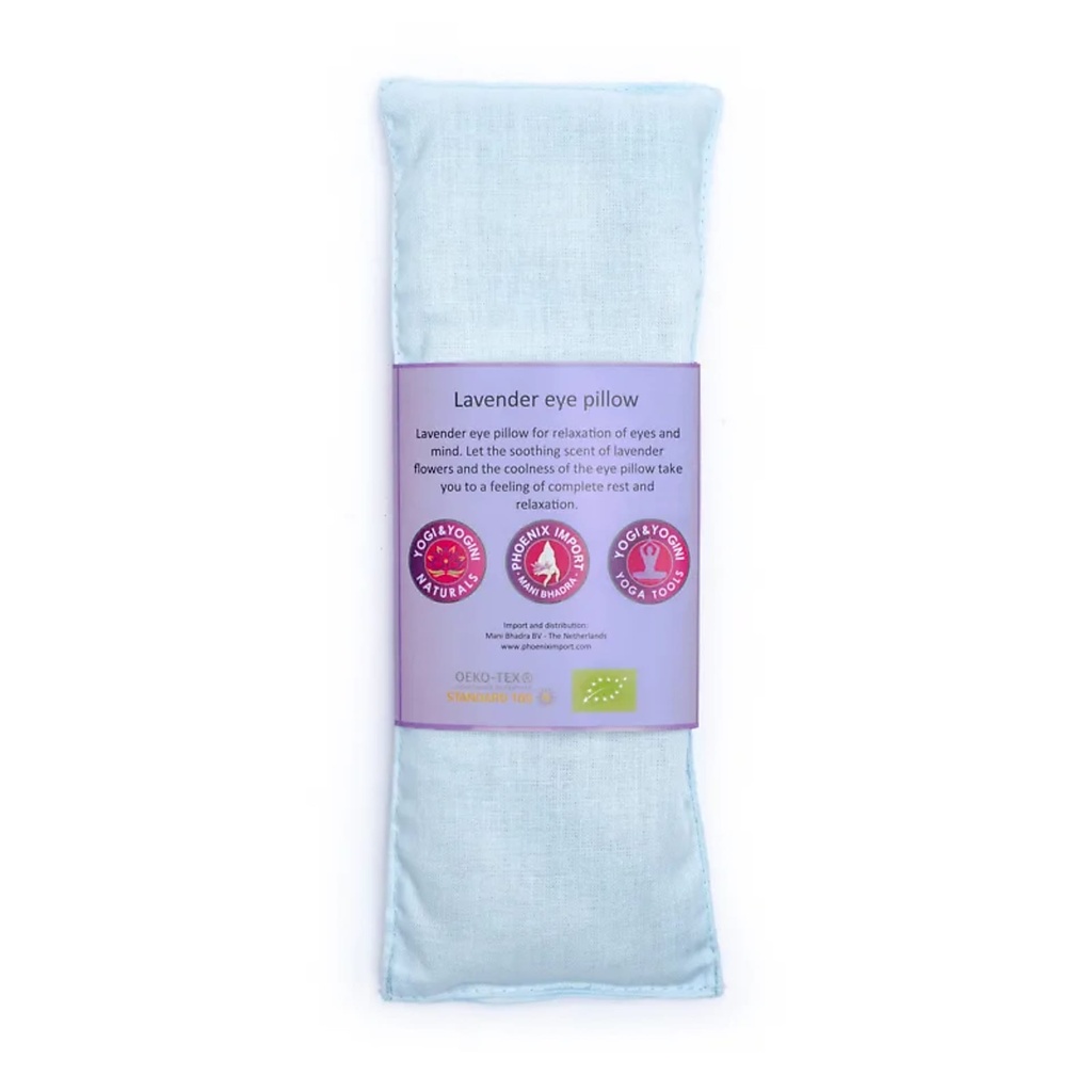 Coussin pour les yeux Lavande Bio bleu clair 0