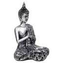Bouddha avec bougeoir en argenté 0