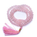 Mala Quartz rose AA 108 perles+sachet 0
