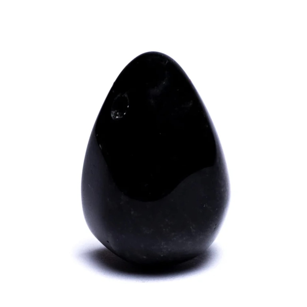 Pendentif Onyx noir foré sans fil 0