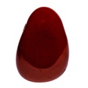 Pendentif Jaspe rouge foré lisse sans fil 0