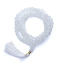 Mala Agathe blanche 108 perles qualité AA 0