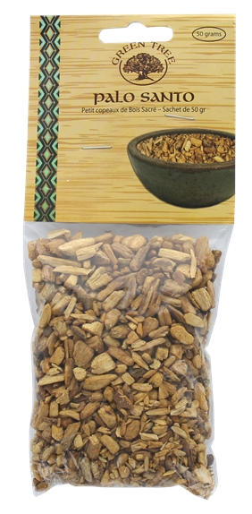 Palo Santo Green Tree Petits copeaux Sachet de 50 g 2