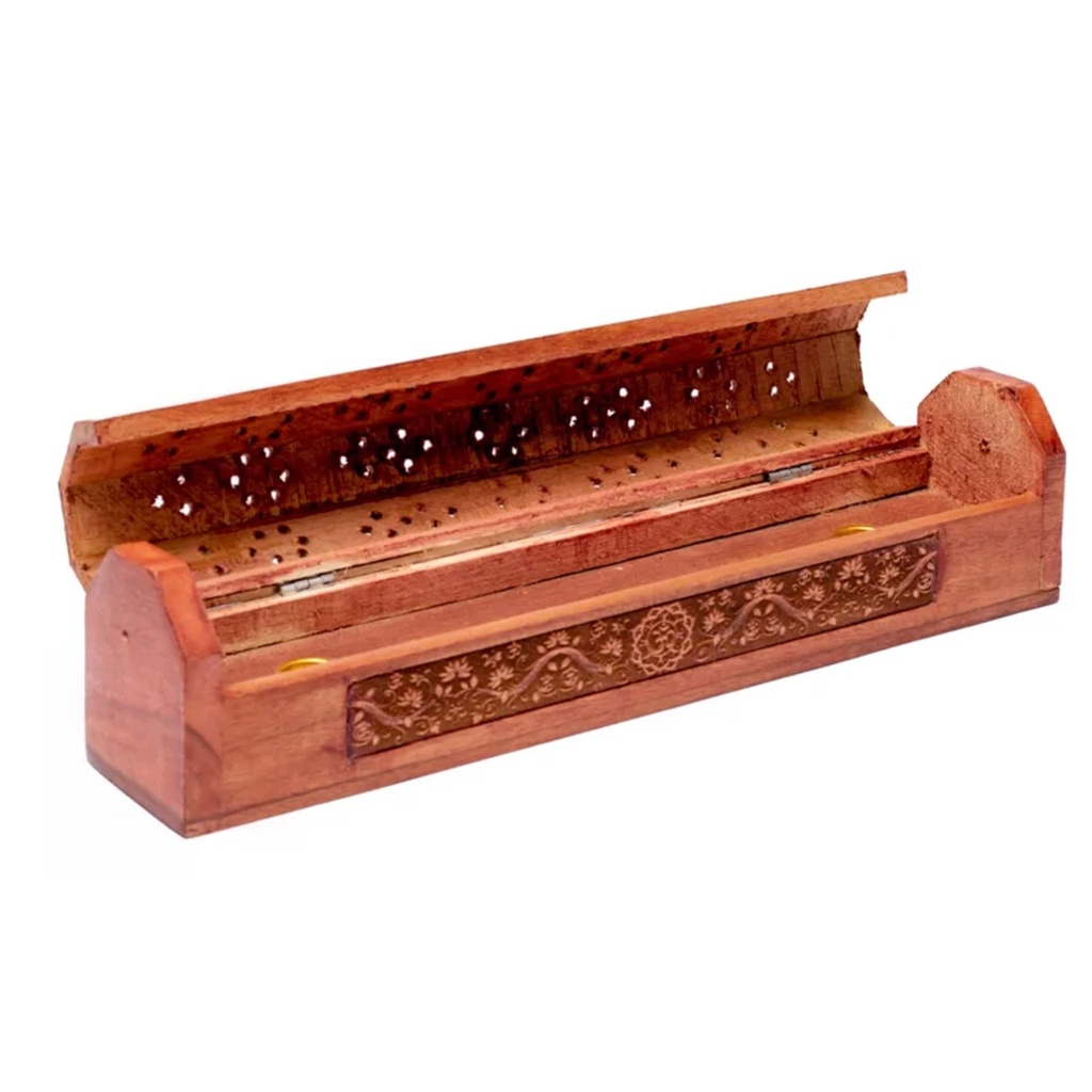 Brûle bâtons d'encens avec réceptacle Om 0