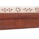 Porte bâtons d'encens avec réceptacle Pentacle 1
