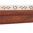 Porte bâtons d'encens avec réceptacle Lotus 1
