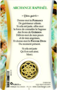 Médaille sur carte Guérison 1