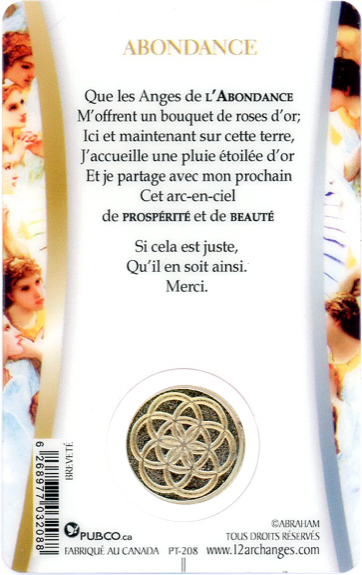 Médaille sur carte Abondance 1