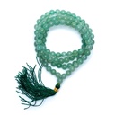 Mala Aventurine AA 108 perles + sachet de brocart 0