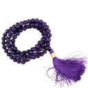 Mala Améthyste qualité AA 108 perles + sachet 1