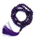 Mala Améthyste qualité AA 108 perles + sachet 2