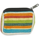 Pochettes en coton zippées couleurs variées 0