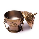 Brûle encens à pendre en laiton style antique 0