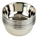 Bols d'offrande acier inox 0