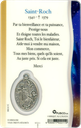 Médaille sur carte Saint-Roch 1