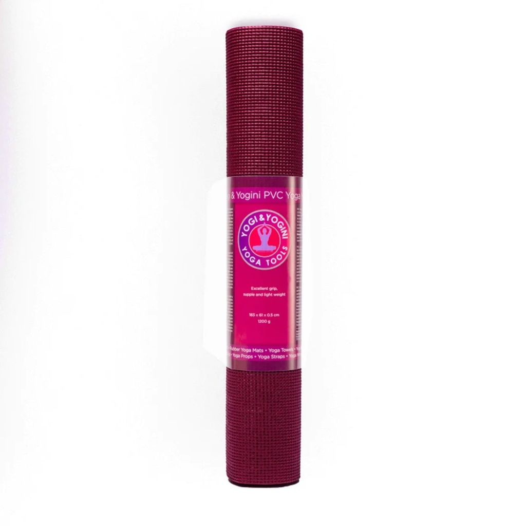 Tapis Yoga PVC Yogi & Yogini Aubergine 0