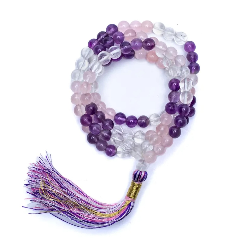 Mala Triangle d'Or 108 perles AA 6mm + sachet 0