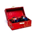 Boules de santé Qi Gong Phénix dragon bleu 0