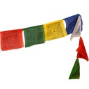 Cordon 10 drapeaux prière tibétains 0