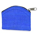 Pochettes soie sauvage zippées couleurs variées 0