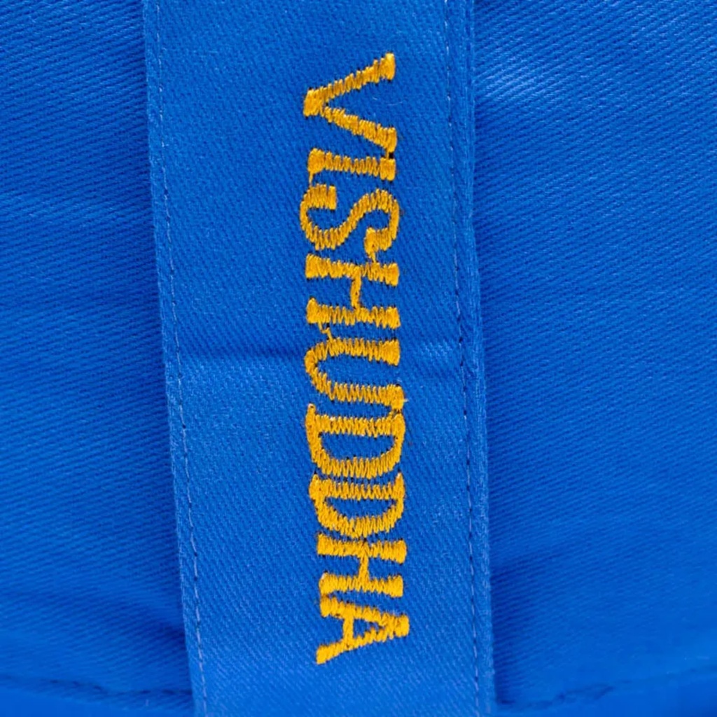 Coussin 5e Chakra Vishudda brodé 2