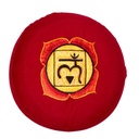 Coussin de méditation 1er Chakra Muladhara brodé 0